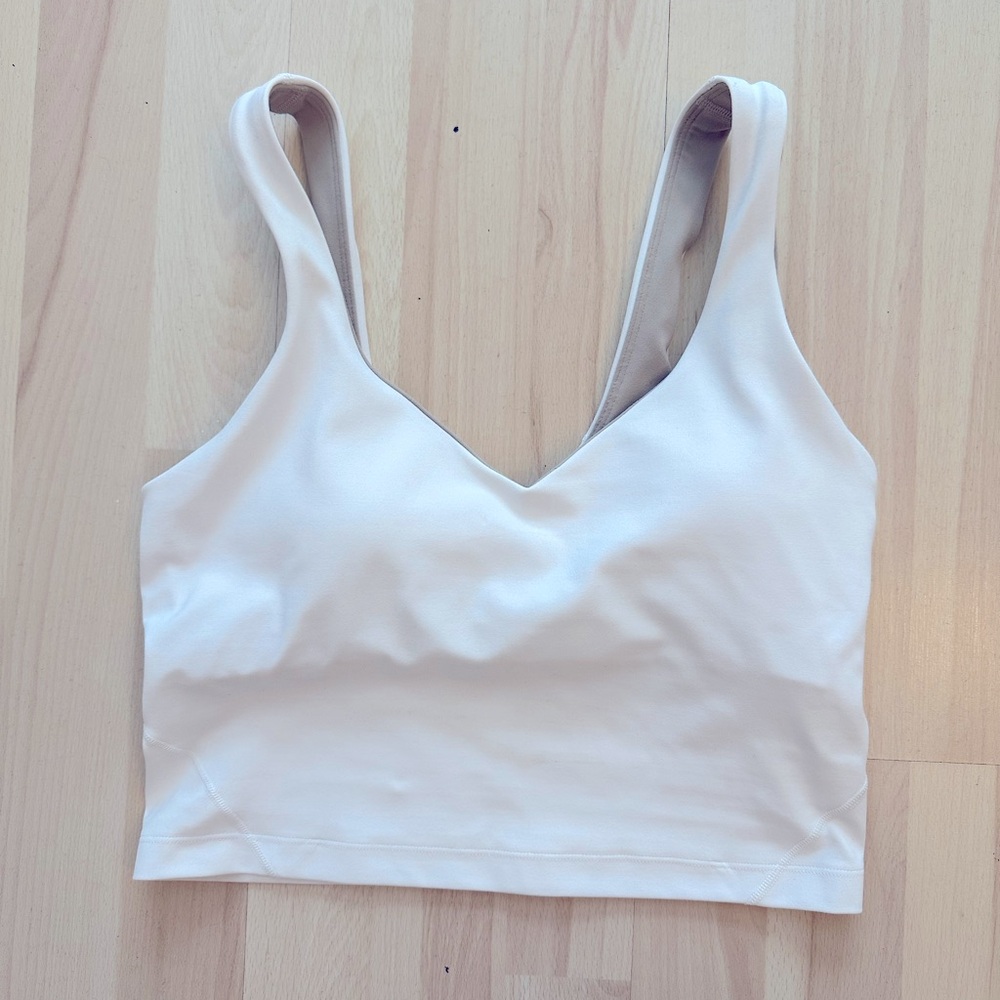 LULULEMON Align Tank Top A/B Cup Light Support White Women’s S…